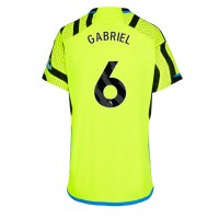 Dres Arsenal Gabriel Magalhaes #6 Preč pre Ženy 2023-24 Krátky Rukáv